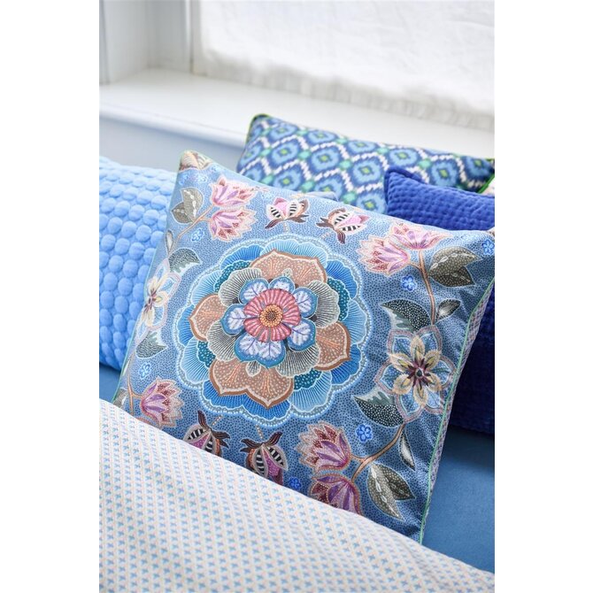 Pip Studio Matata Square Cushion - Blauw 53x53 cm