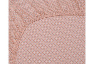 Pip Studio Cross Stitch - Rouge corail 180x200 cm Hauteur d'angle 35 cm