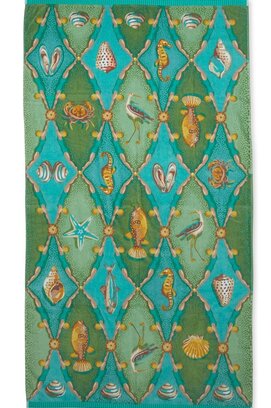 Pip Studio Little Sea Serviette de Plage - Vert 100x180 cm