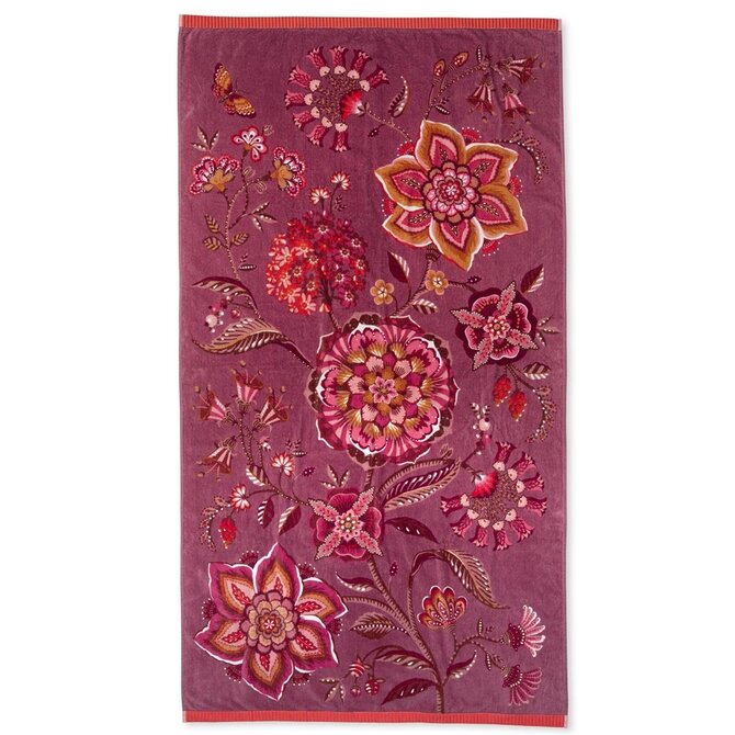 Pip Studio Viva la Vida Serviette de plage - Lilas 100x180 cm