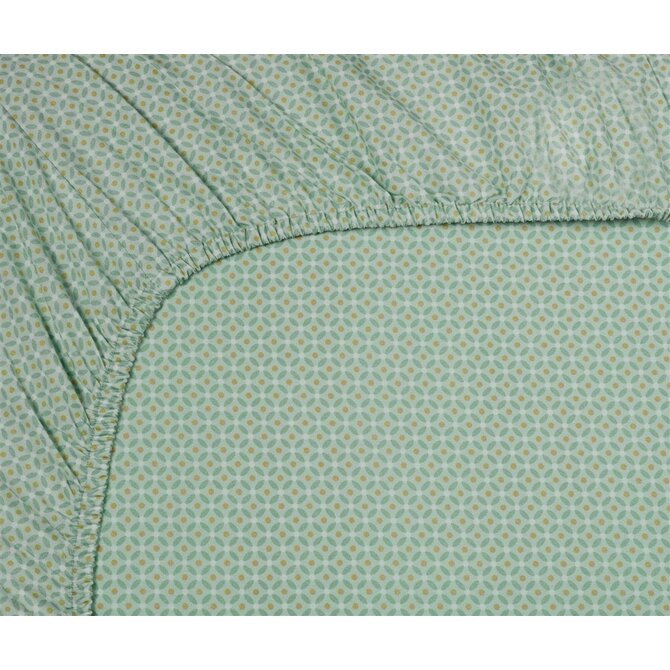 Pip Studio Cross Stitch - Vert clair 90x200 cm Hauteur d'angle 35 cm