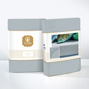 Pip Studio Pip Studio Cross Stitch - GrisBleu 140x200 cm Hauteur d'angle 35 cm