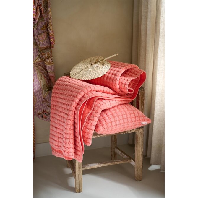 Plaid Pip Studio Fill in the dots - Rose 160x260 cm