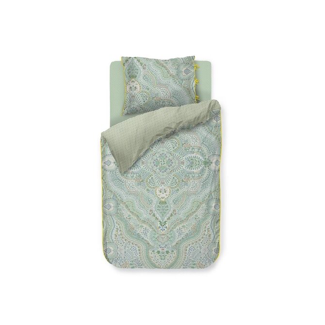 Pip Studio Dekbedovertrek Alfombra - Licht blauw 200x200/220 cm Pip Studio Dekbedovertrek Alfombra - Licht blauw 200x200/220 cm