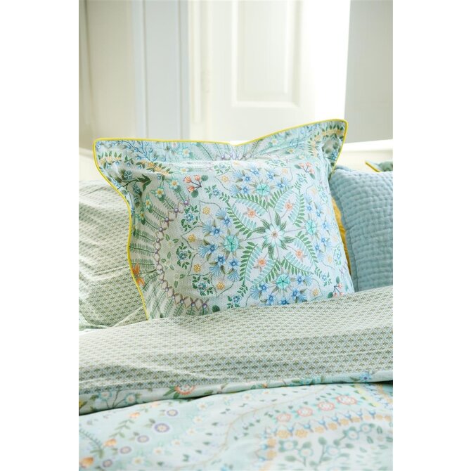 Pip Studio Alfombra Square Cushion - Licht blauw 45x45 cm