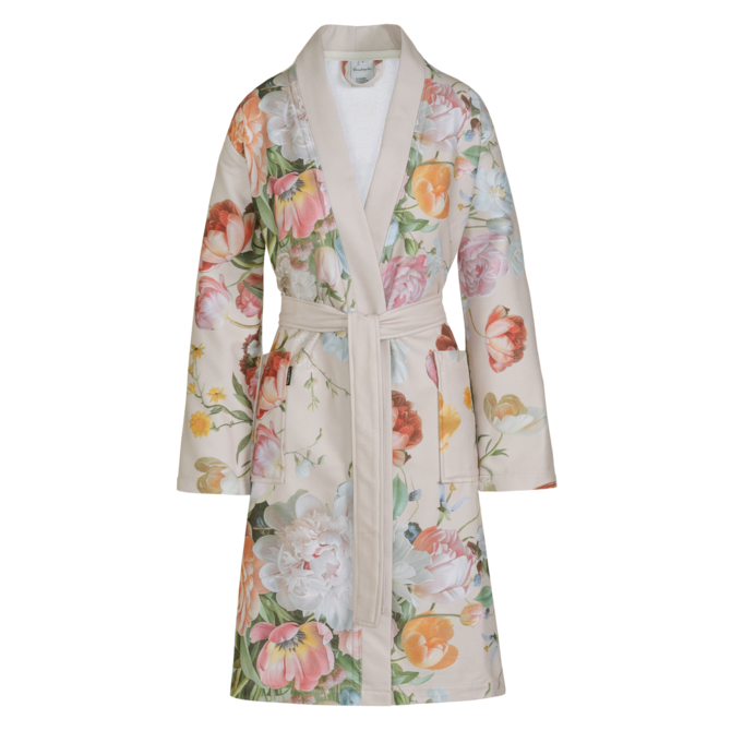 Peignoir Vandyck FLEUR crème tan XLarge