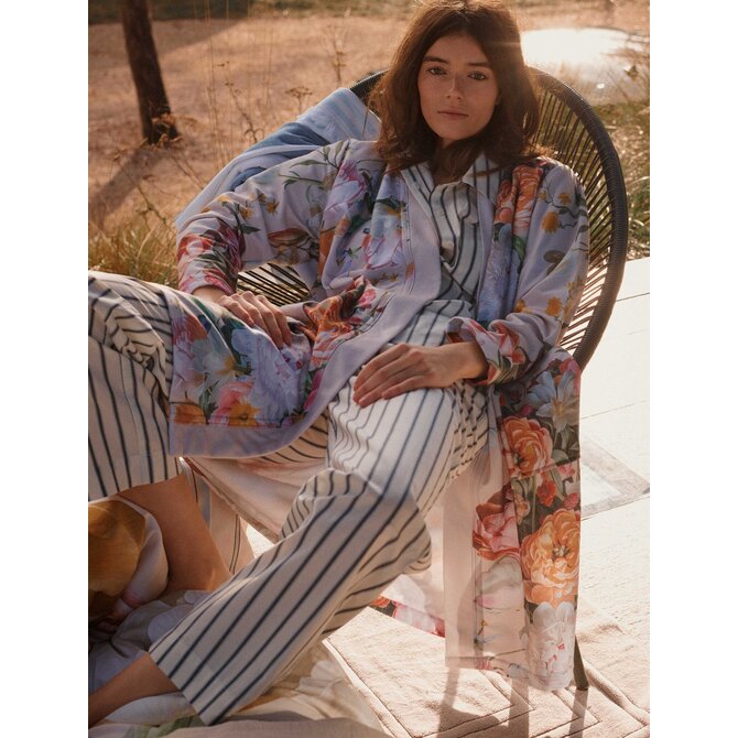 Peignoir Vandyck FLEUR crème tan XLarge