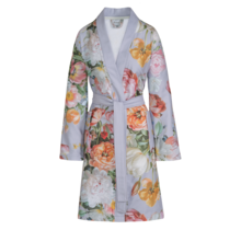 Peignoir Vandyck FLEUR bleu lavande Large