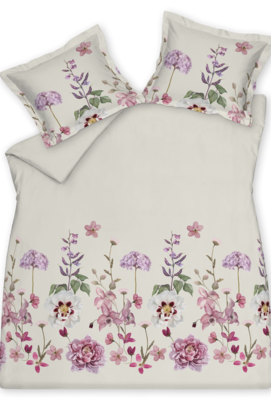 Vandyck Dekbedovertrek Violet Garden Offwhite   140X200/220