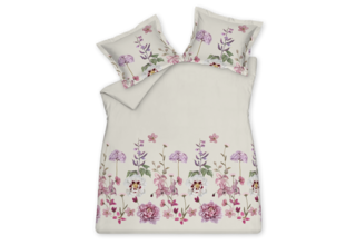 Housse de couette Vandyck Violet Garden Blanc cassé 240X200/220