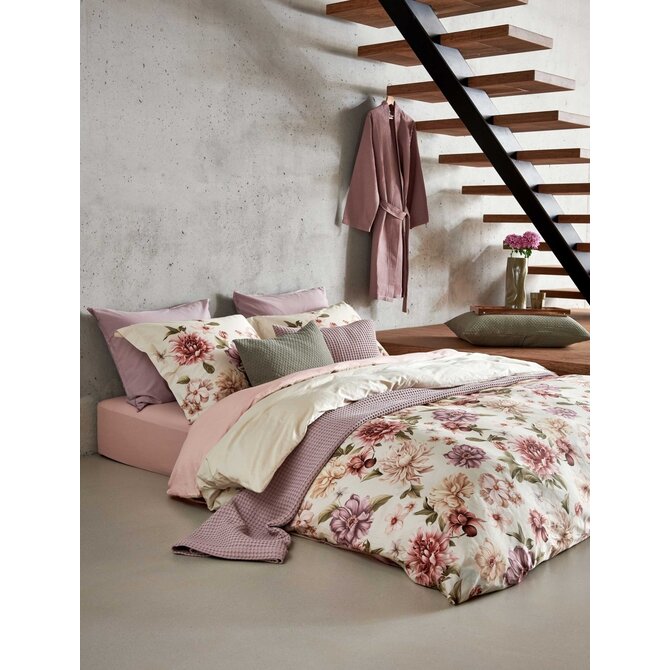 Vandyck Housse de couette HARMONY crème sable 1 place (140x200/220 )