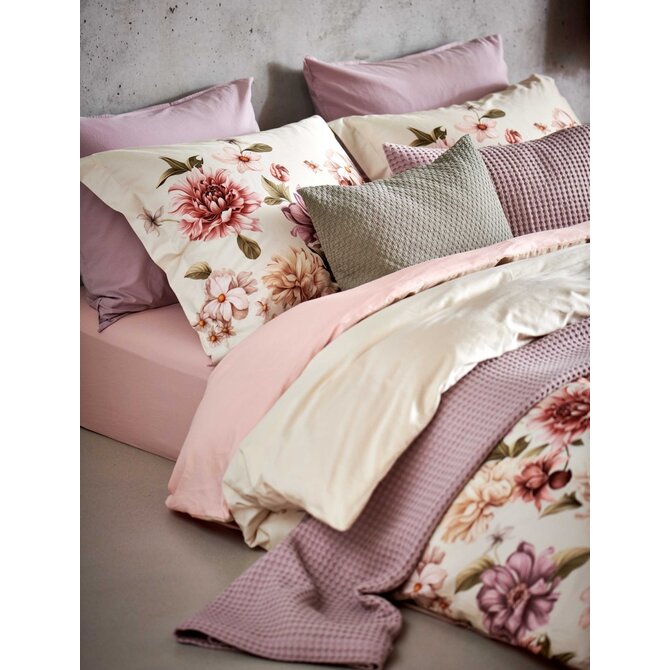 Vandyck Housse de couette HARMONY crème sable 1 place (140x200/220 )