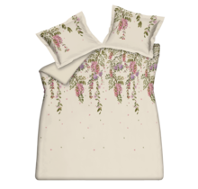 Housse de couette Vandyck ROSE ACACIA crème tan Lits-jumeaux (240x200/220)