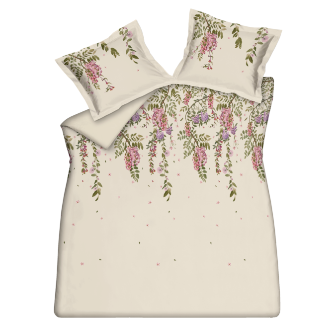 Housse de couette Vandyck ROSE ACACIA crème tan Lits-jumeaux (240x200/220)