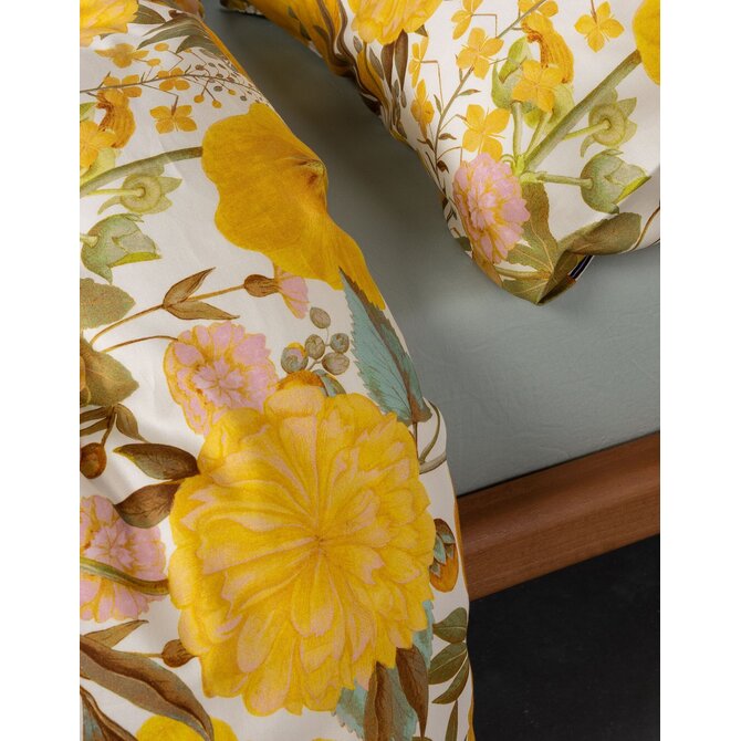 Essenza Florentien Dekbedovertrek 200x200/220 Yellow