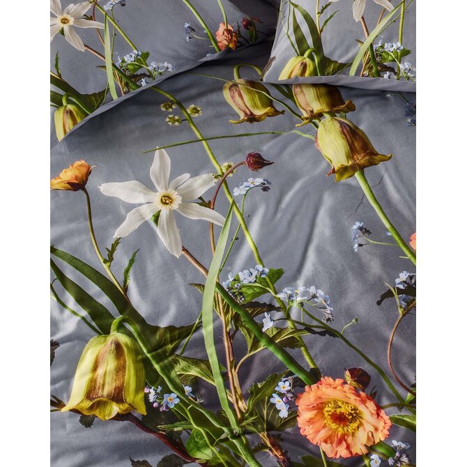 Essenza Ficaria Housse de Couette 200x200/220 Gris