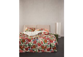 Essenza Florentien Dekbedovertrek 200x200/220 Lobster pink