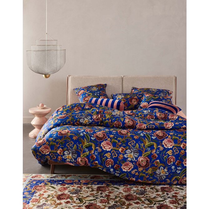 Essenza Roselina Housse de couette 240x200/220 Bleu ultra marine