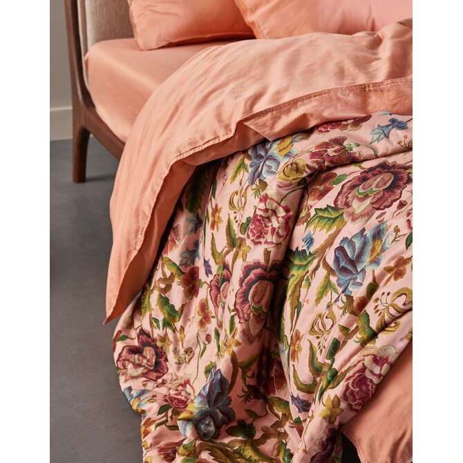 Essenza Roselina Housse de couette 140x200/220 Rose du soir