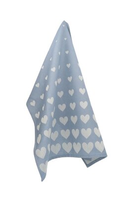 Bunzlau Castle Torchons Hearts Gris-Bleu