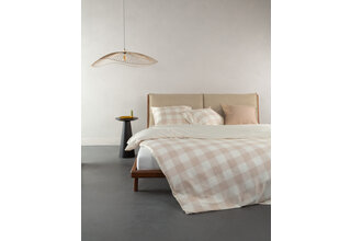 Essenza Chess Housse de Couette 140x200/220 Avoine