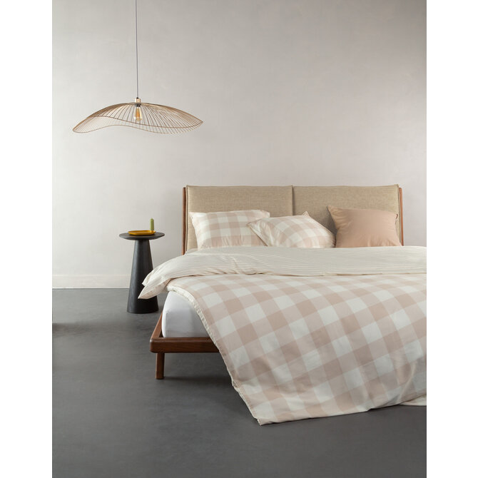 Essenza Chess Housse de Couette 140x200/220 Avoine