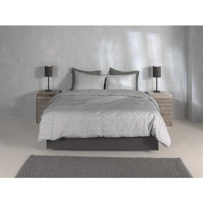 Zohome Petali di Lino Dekbedovertrek 140x200/220 Dove Grey