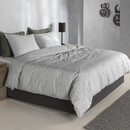 Zohome Petali di Lino Dekbedovertrek 140x200/220 Dove Grey
