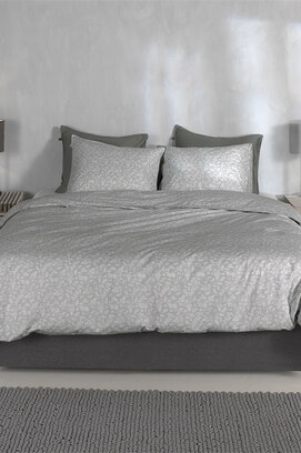 Zohome Petali di Lino Dekbedovertrek 200x200/220 Dove Grey
