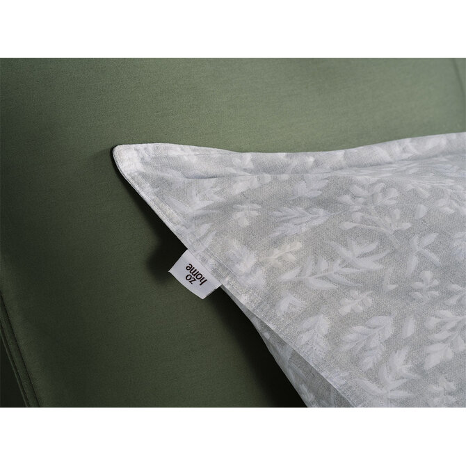 Zohome Petali di Lino Housse de Couette 240x200/220 Gris Colombe