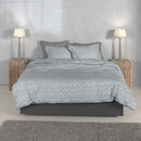 Zo! Home Zohome Pétales de Lin Housse de Couette 200x200/220 Denim