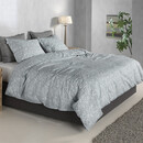 Zo! Home Zohome Pétales de Lin Housse de Couette 200x200/220 Denim