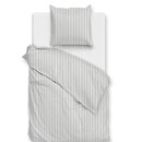 Zo! Home Zohome Righe di Percalle Dekbedovertrek 240x200/220 Northern Grey