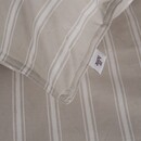 Zohome Housse de Couette en Percale Righe 240x200/220 Taupe Clair