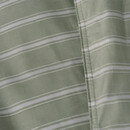 Zohome Housse de Couette en Percale Righe 240x200/220 Vert Fumé