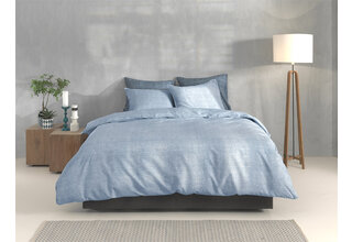 Zohome Lino Housse de Couette 140x200/220 Bleu ciel