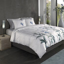Heckett & Lane Heckettlane Lacie Housse de Couette 200x200/220 Gris Clair
