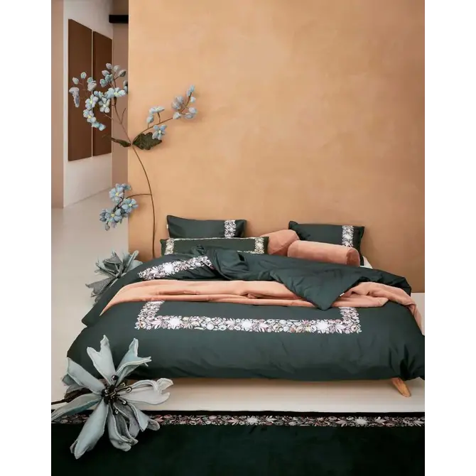 Essenza Veroniq Dekbedovertrek 200x200/220 Balsam green