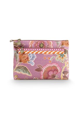 Pip Studio Caryn Trousse de Toilette Combi Matata Lilac 26x7.5x18cm/22x1x13cm