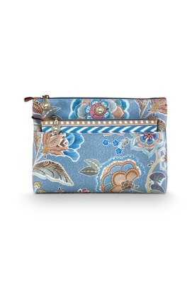 Pip Studio Caryn Trousses de Toilette Combi Matata Bleu 26x7.5x18cm/22x1x13cm