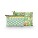 Pip Studio Pip Studio Caryn Trousse de Toilette Combi Matata Vert 26x7.5x18cm/22x1x13cm