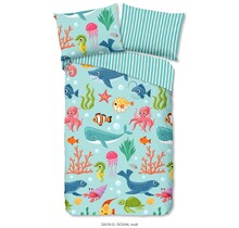 Good Morning kids Dekbedovertrek nr.32016 Ocean aqua 140x200/220