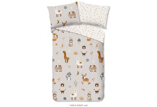 Good Morning kids Dekbedovertrek nr.31020 Woody multi 140x200/220