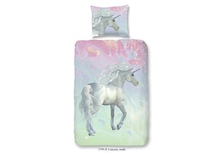 Good Morning kids Dekbedovertrek nr.5795 Unicorn multi 140x200/220