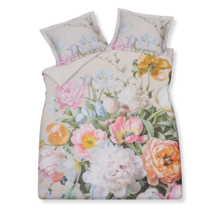 Housse de couette Vandyck FLEUR FESTIVE crème beige 1 personne (140x200/220)