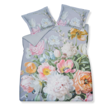 Housse de couette Vandyck FLEUR FESTIVE lavande bleue 1 personne (140x200/220)