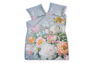 Vandyck Dekbedovertrek FLEUR FESTIVE lavender blue 1-persoons (140x200/220 )