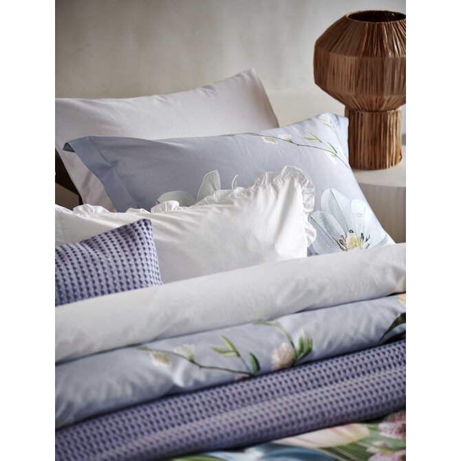 Housse de couette Vandyck FLEUR FESTIVE lavande bleue 1 personne (140x200/220)