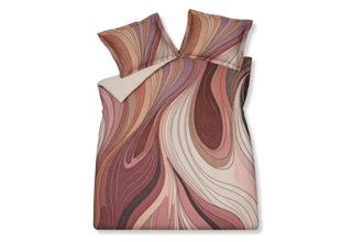 Vandyck Dekbedovertrek FORTUNATE ash rose 2-persoons (200x200/220 )