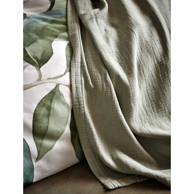 Housse de couette Vandyck GREENSCAPE thyme 2 personnes (200x200/220)